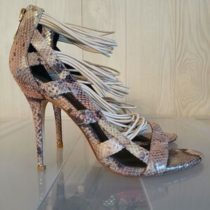 Kendall & Kylie Madden Girl Size 9 Reptile Print Women's Heels Danila READ